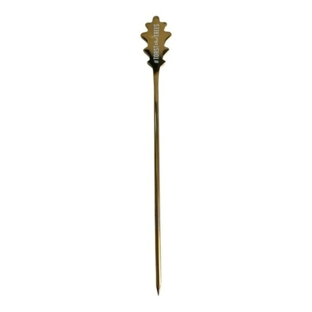 Lot of 6 Angels Envy Gold Martini Cocktail Picks Stainless Steel Stirrer New